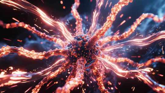 光能特效陨石能量球穿梭