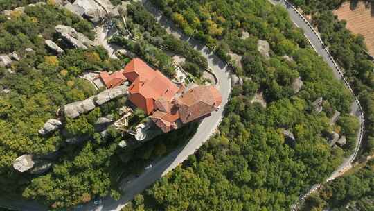 Meteora，修道院，卡拉巴卡，希腊