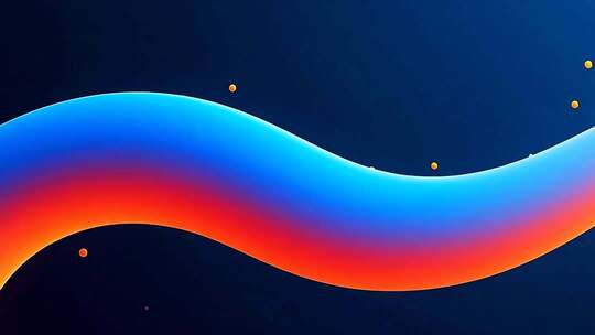 渐变波浪线条粒子背景