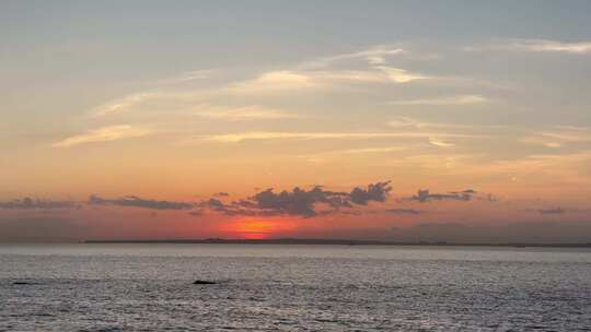 浅海黎明景观