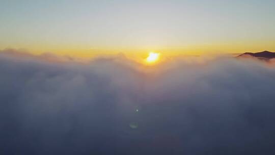 4K天空云海太阳转场空镜日出日落夕阳