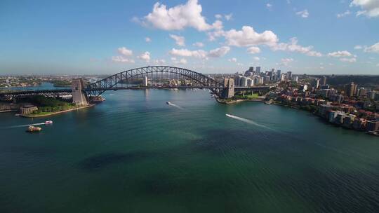 悉尼城市日落航拍视频素材模板下载