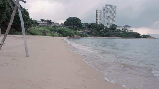 海滩海沙和天空