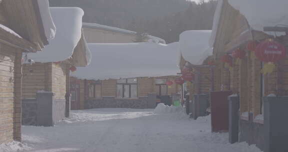 雪乡木屋