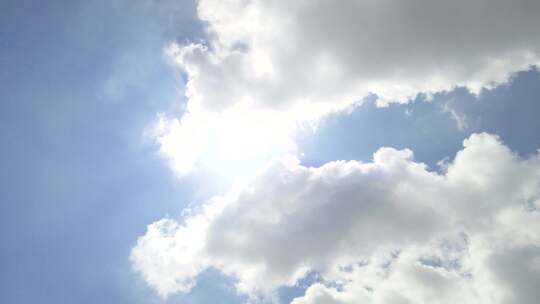 蓝天白云太阳阳光天气延时摄影视频素材视频素材模板下载