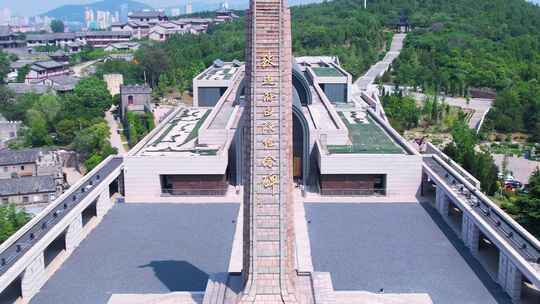 枣庄市铁道游击队纪念园-4k航拍