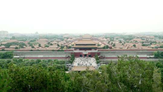 故宫北门神武门全景