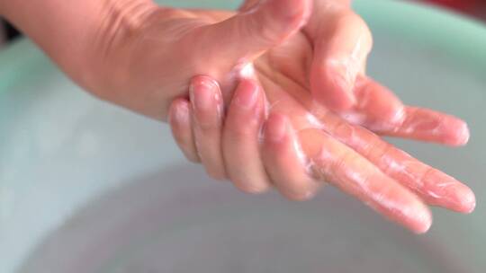 香皂洗手液洗手视频素材模板下载