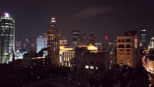 浦西黄浦区格乐利雅夜景航拍