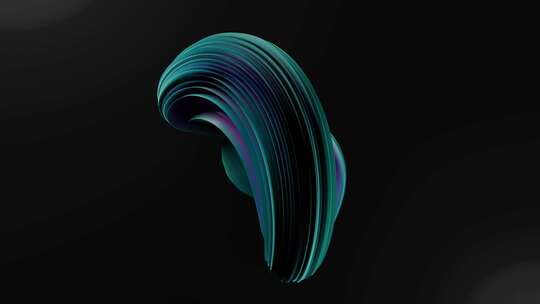 动态波浪和未来色相元素。现代技术设计。3