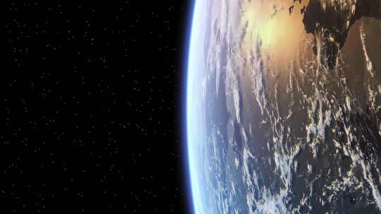 地球自转【4K】视频素材模板下载
