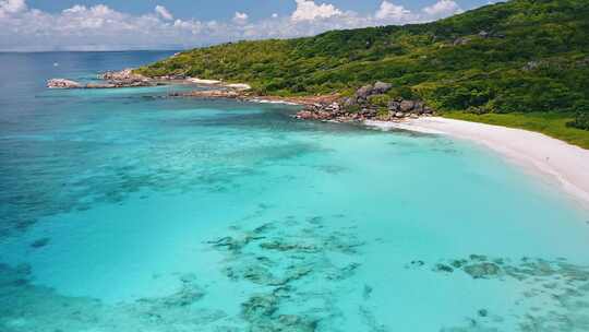 海滩，热带度假村，海岸，岩石