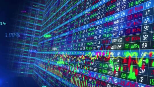 金融经济科技货币股市市场视频素材模板下载