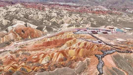 丹霞地貌视频素材模板下载