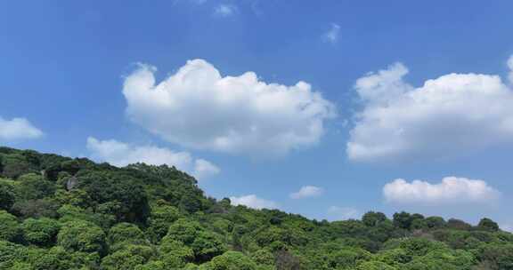 青山蓝天白云延时