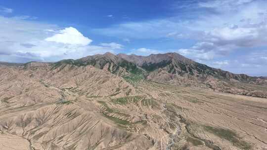 青海山丘航拍