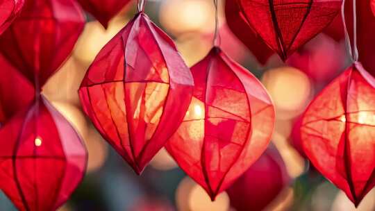 红色灯笼特写