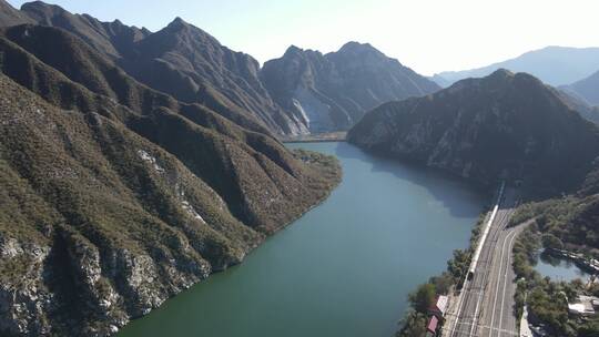 北京门头沟永定河上的落坡岭水库