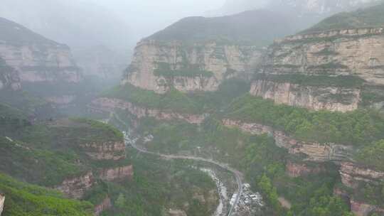 4K航拍​河南安阳林州太行山