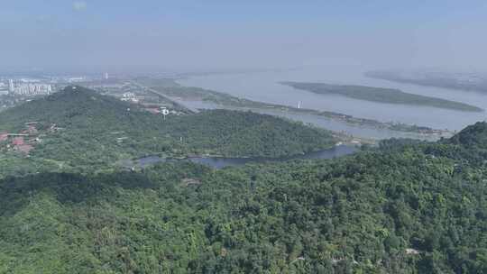 合集航拍湖北鄂州西山4A景区