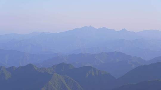 杭州临安大明山牵牛岗群山风景