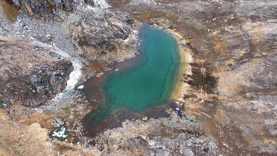 高原湖泊河流绿色的河水视频素材模板下载