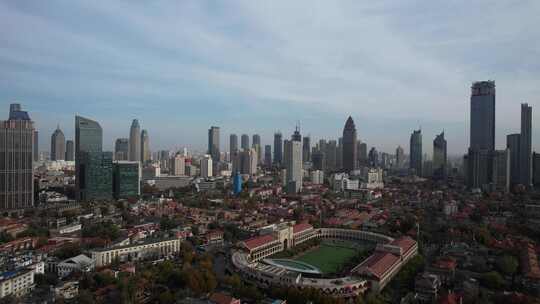 天津五大道文化旅游风景区城市建筑风光