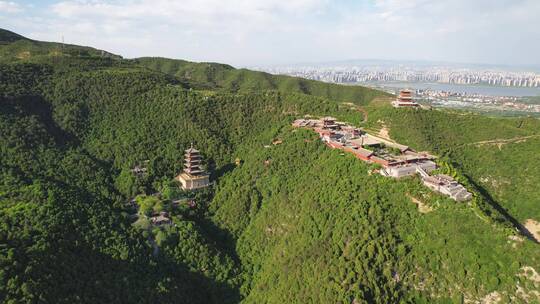 太原太山龙泉寺航拍