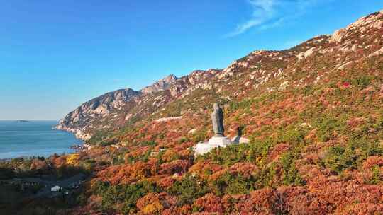 青岛崂山太清宫航拍