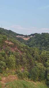 竖屏航拍重庆涂山风景