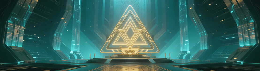 未来感科技空间场景