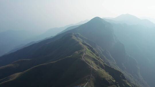 江西萍乡武功山航拍