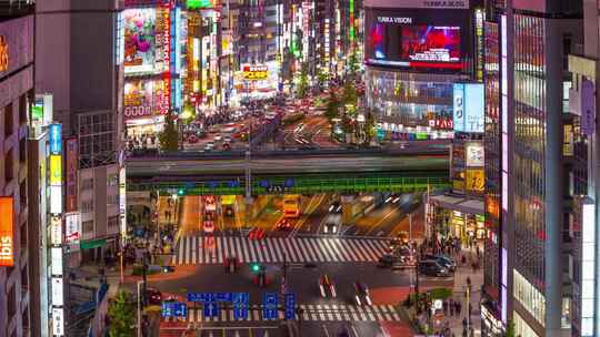 东京，城市，交通，大都市