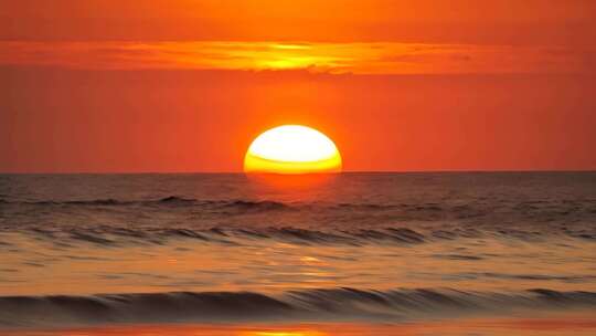 海上太阳升起天空云海日出