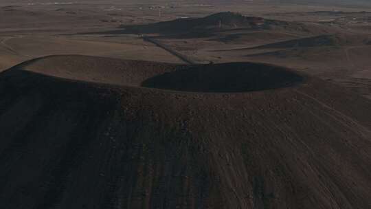 乌兰哈达火山航拍