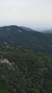 福建福州清源山5A景区竖屏航拍