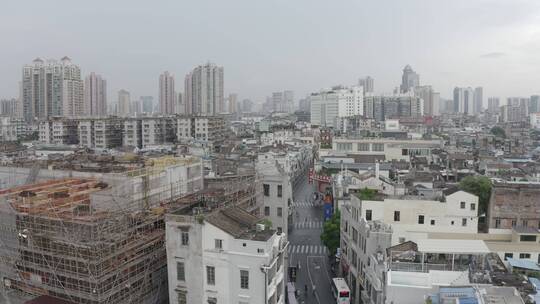 广州西关大屋和老城区视频素材模板下载