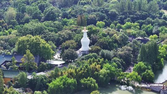 瘦西湖 钓鱼台 五亭桥 白塔