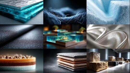 纹理细节极致呈现材质肌理微观世界高清在线视频素材下载