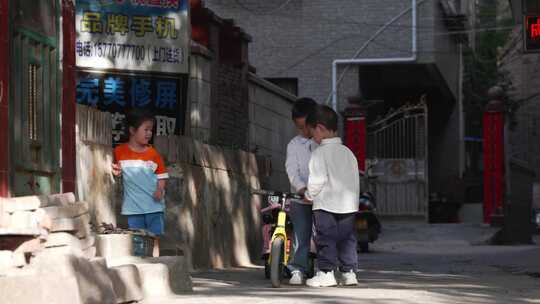 老北京胡同巷子县城街道