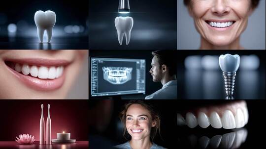 现代牙科技术守护您的口腔健康高清在线视频素材下载