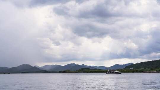 杭州西湖天空延时