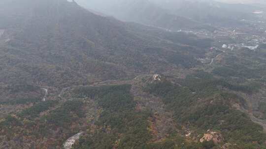 秋天大山公里航拍