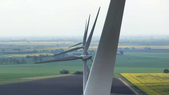 能源 风车 风力涡轮机视频素材模板下载