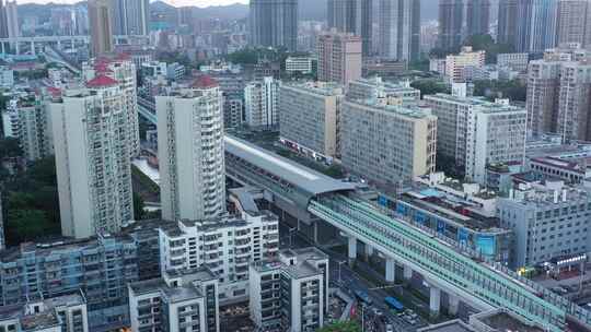 深圳地铁4号线龙华站地铁进出站视频素材模板下载