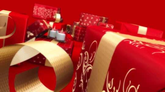 适用于圣诞节的LED背景视频