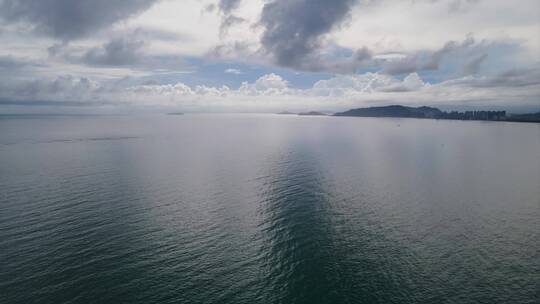 大海天空云层1延时