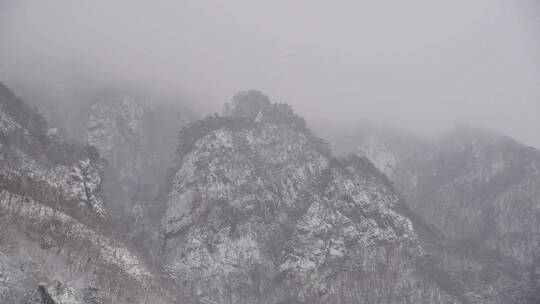 漫天飞雪大雪封山