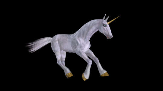 White Unicorn-奔腾环-4件