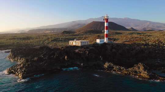 灯塔海岛灯塔大海灯塔视频素材模板下载